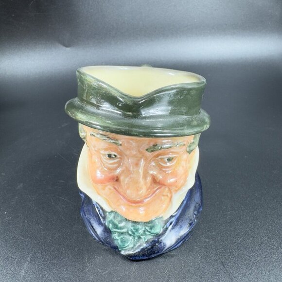 Royal Doulton Captain Cuttle Toby Jug Creamer Fine Porcelain Small Pitcher VTG - Picture 12 of 14